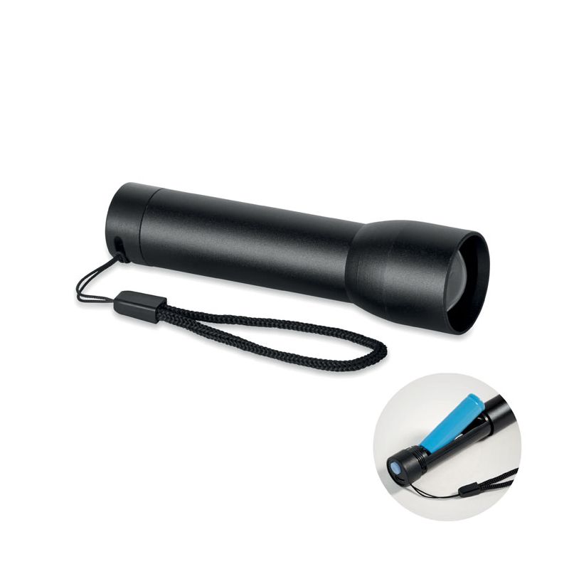 Lampe torche rechargeable en aluminium