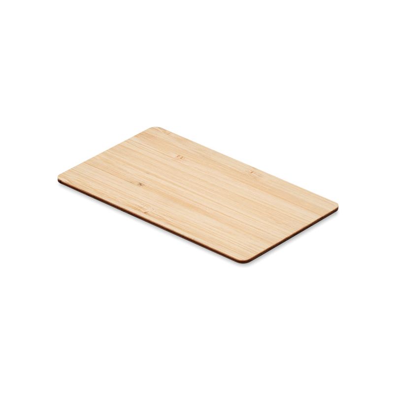 Carte RFID en bambou