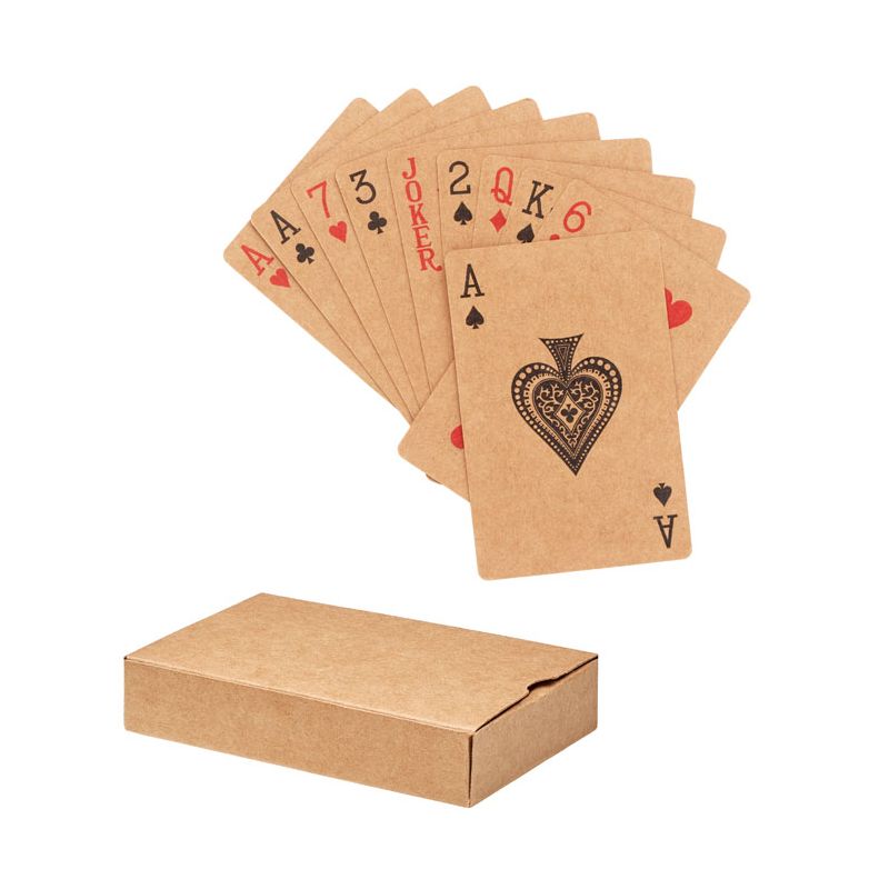Cartes à jouer en papier recyclé