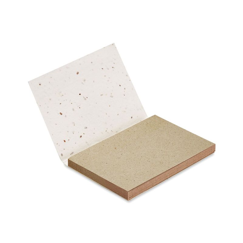 Bloc-notes papier sans herbe.