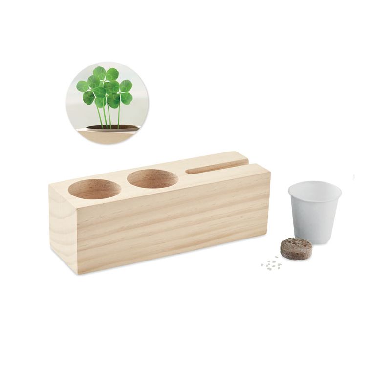 Support de table avec kit de graines