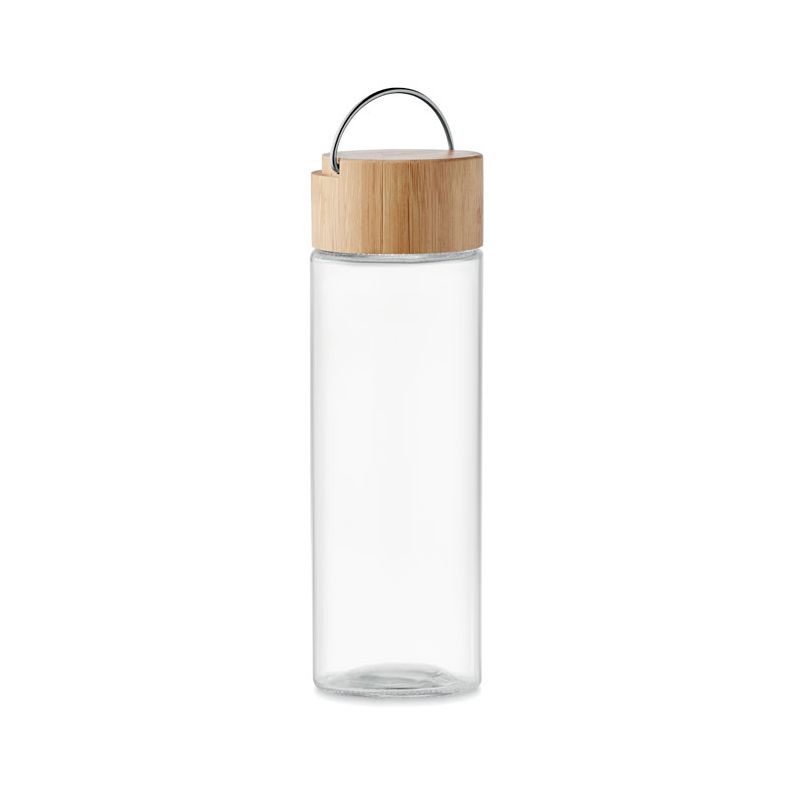 Bouteille 500 ml, bouchon en bambou