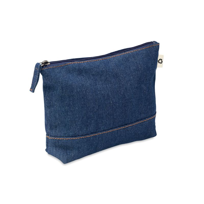 Trousse de maquillage en denim