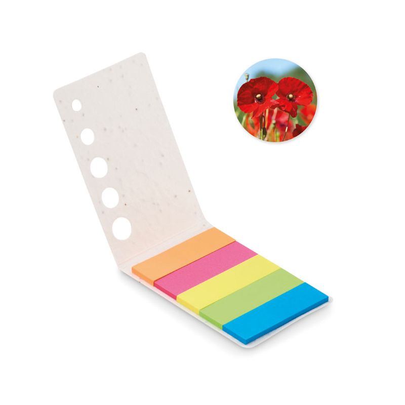 Post-it avec des graines