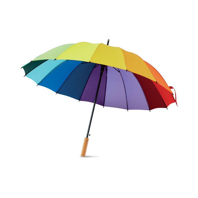 Parapluie arc-en-ciel de 27"