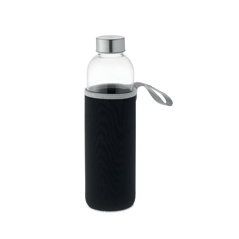 Bouteille en verre avec housse 750 ml