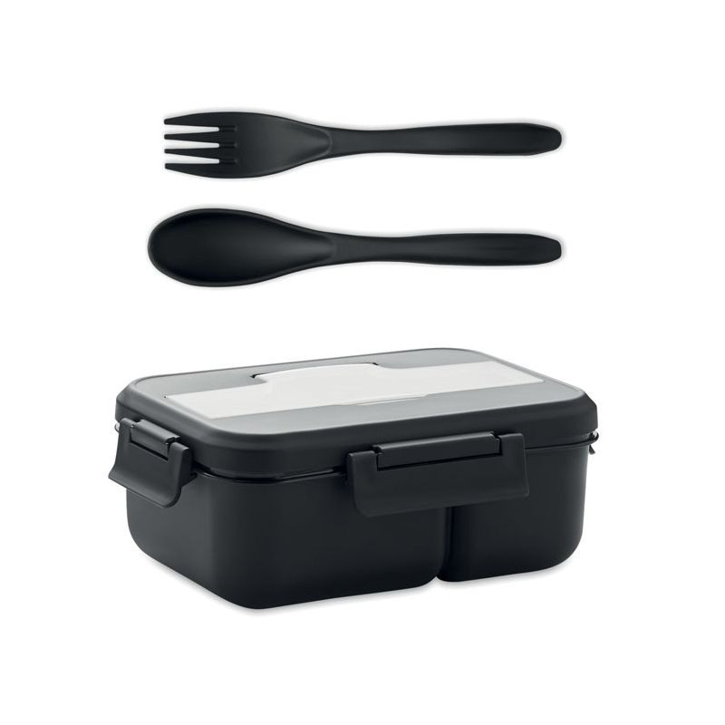 Boîte à déjeuner avec couverts en PP