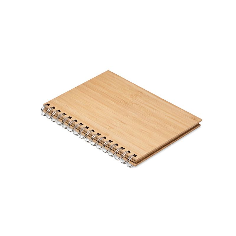Bloc-notes en bambou spirale A5