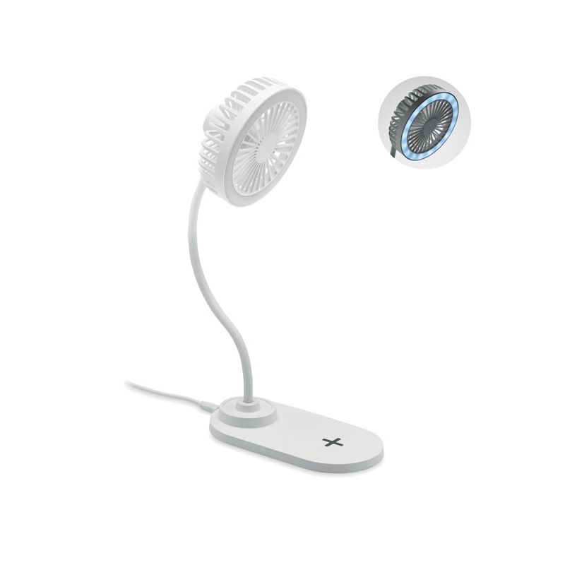 Ventilateur chargeur avec lumière