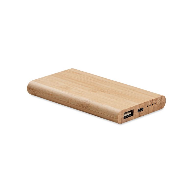 Batterie externe en bambou 4000 mAh