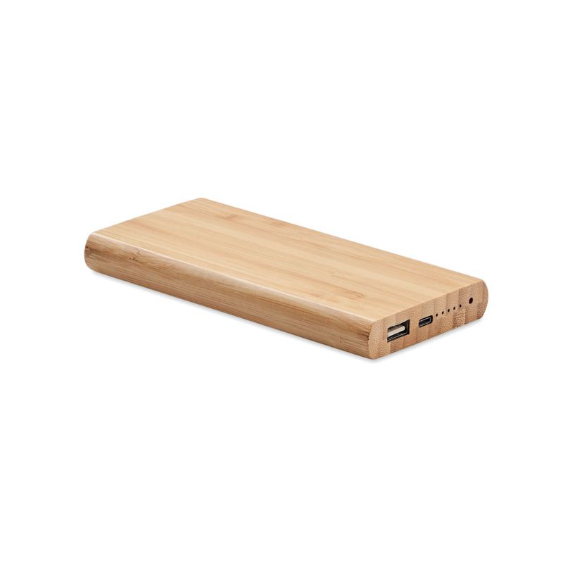Batterie externe en bambou 6000 mAh