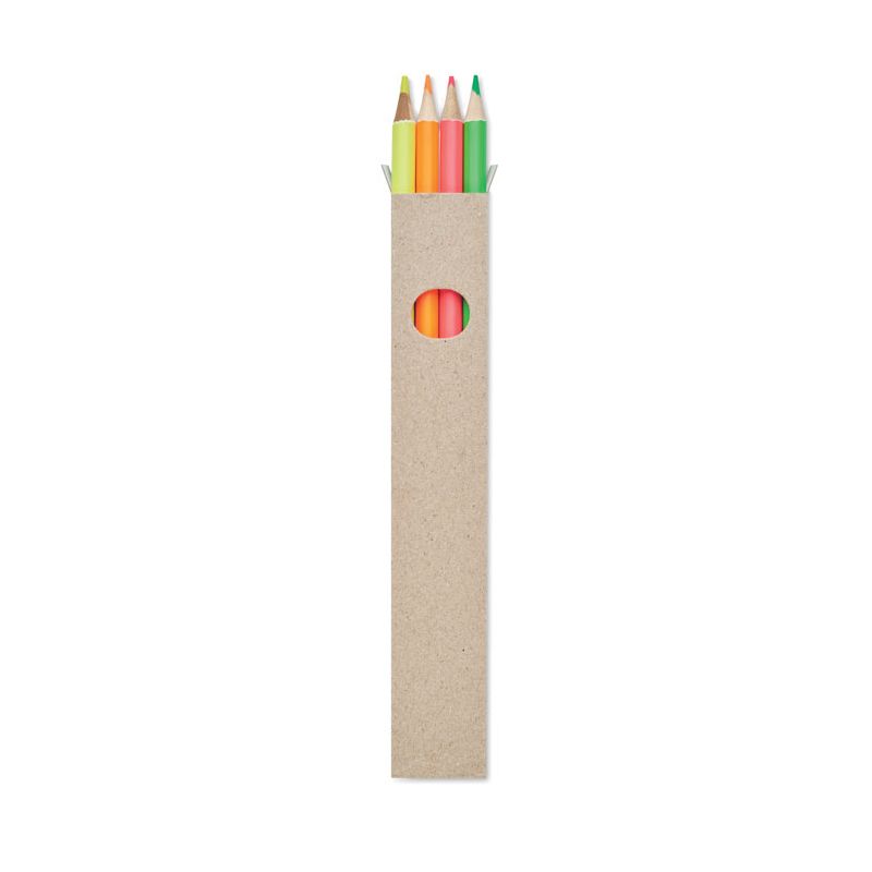 Boîte de 4 crayons de couleur