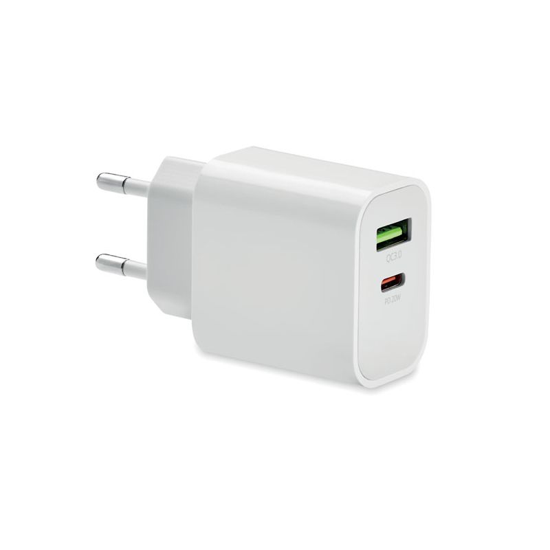 Chargeur USB 18W 2 ports UE
