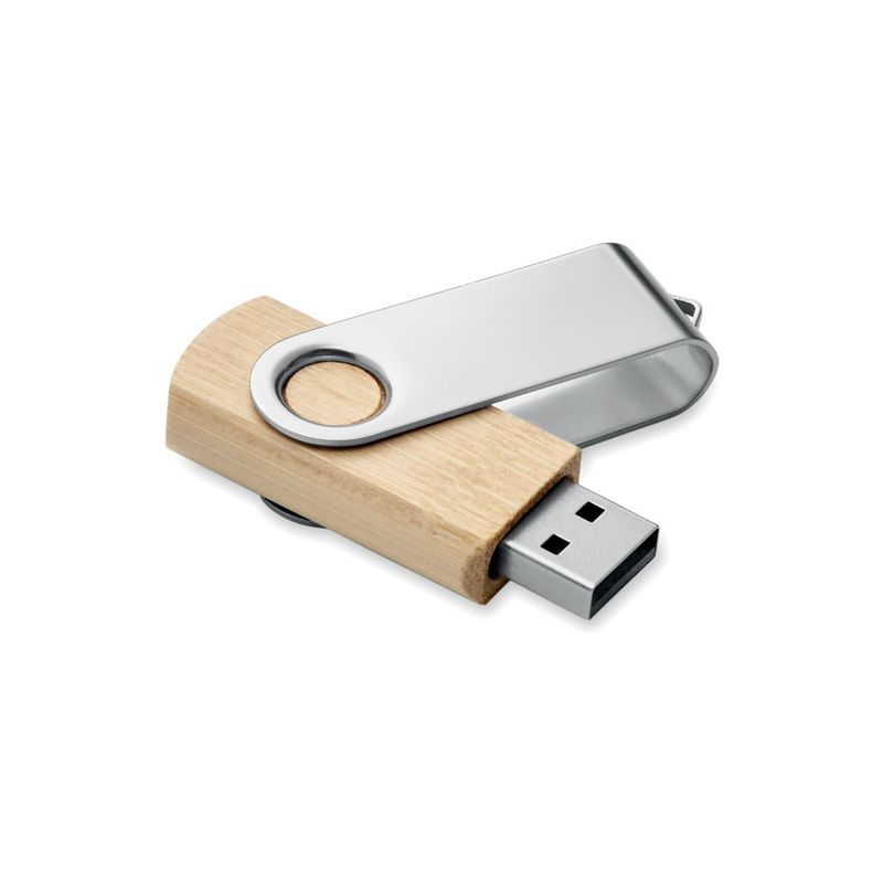 Clé USB en bambou Techmate 16 Go     MO6898-40