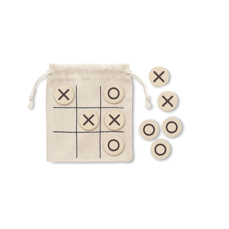 Jeu du morpion en bois