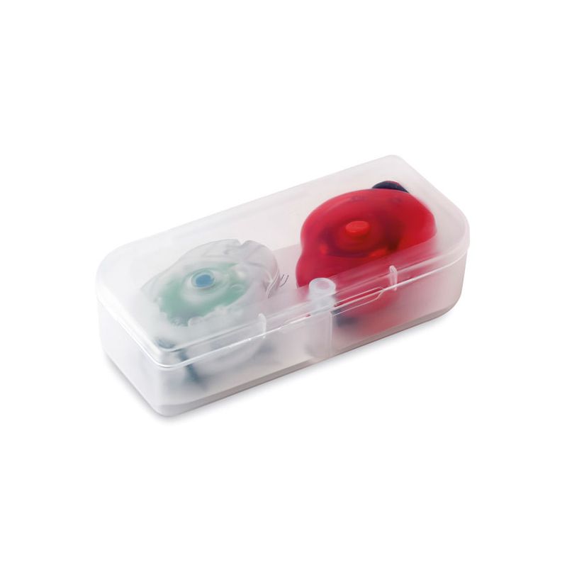 2 lumières pour vélo en boîte PP