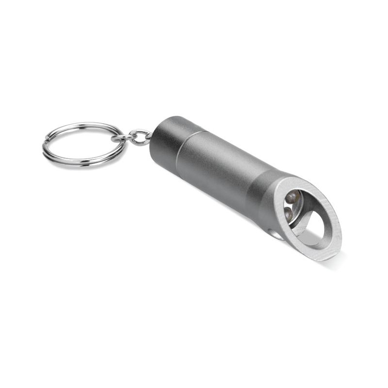 Lampe de poche porte-clés en métal
