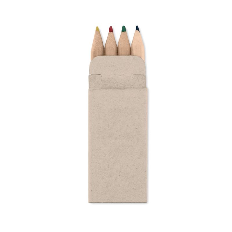 Mini set de 4 crayons de couleur