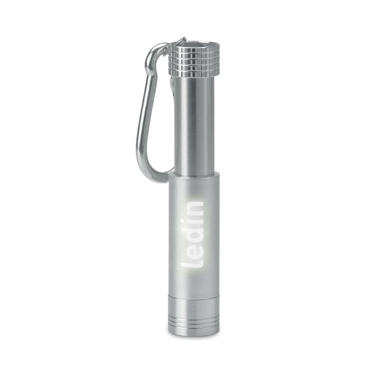 Porte-clés LED aluminium/ABS