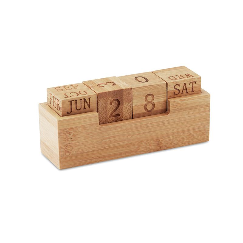 Calendrier en bambou