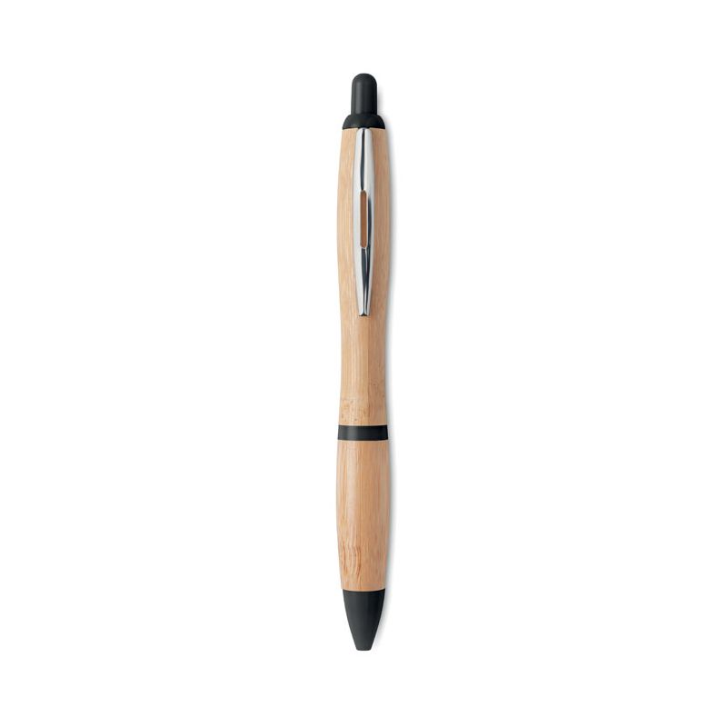 Stylo à bille en ABS et bambou