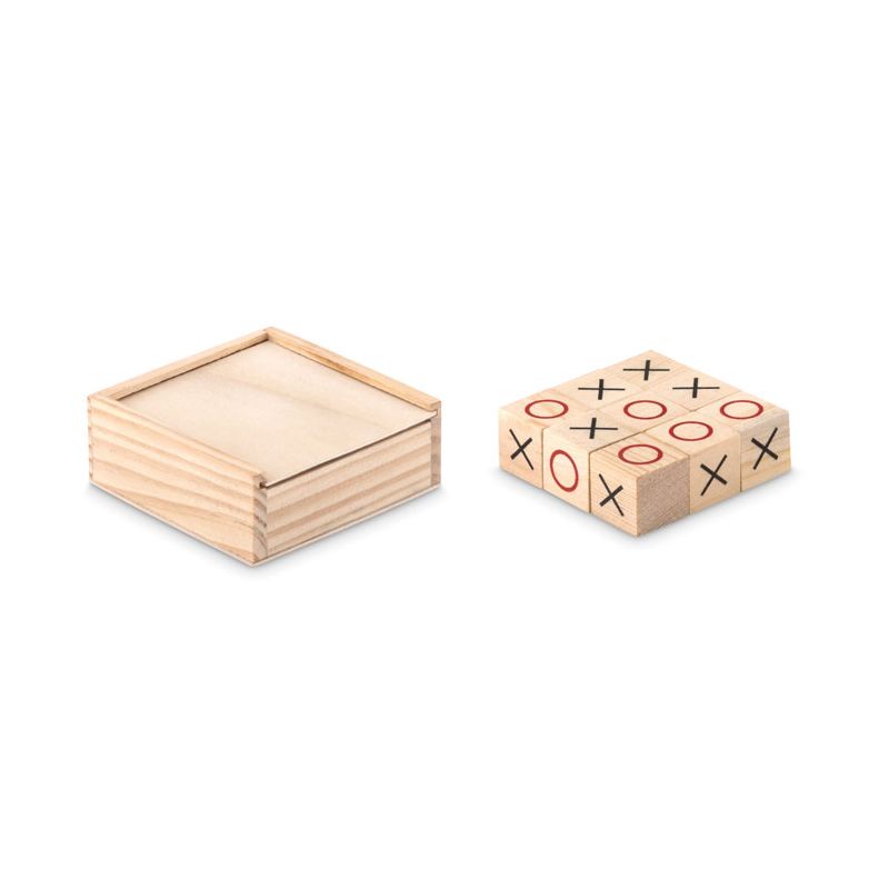 Jeu du morpion en bois