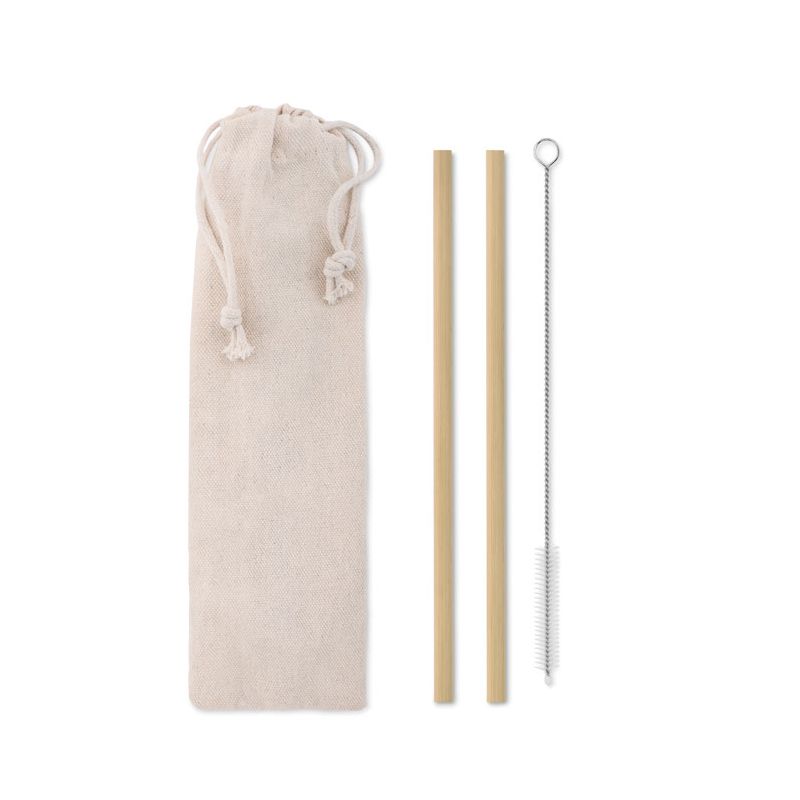 Sac à brosse en bambou tressé