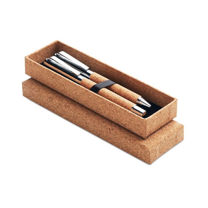 Stylo bille boîte en liège