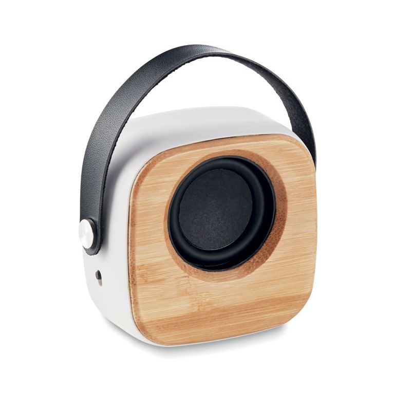 Enceinte sans fil 3W avec bambou