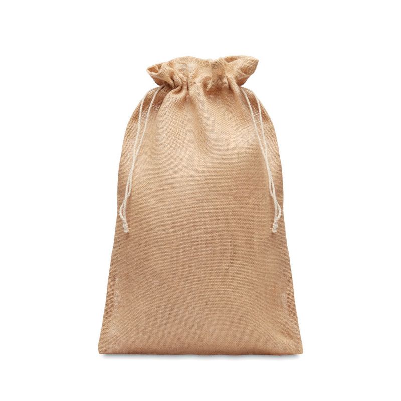 Sac cadeau en grande toile de jute 30x47 cm
