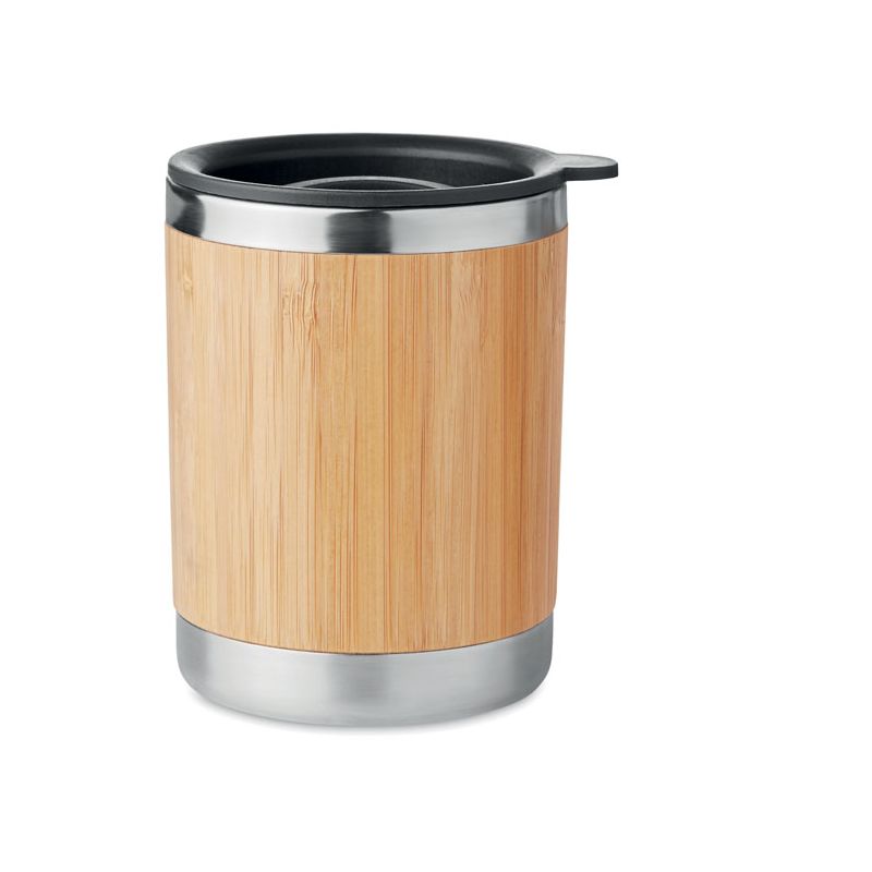 Gobelet avec couvercle en bambou 250 ml