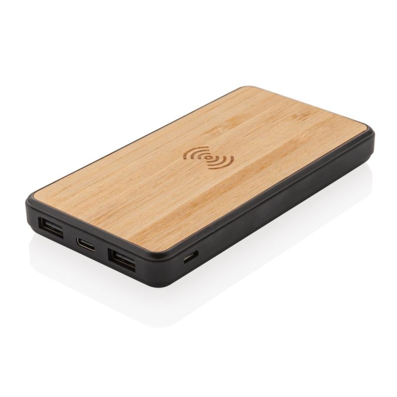 Batterie externe sans fil 8000 mAh plastique recyclé RCS