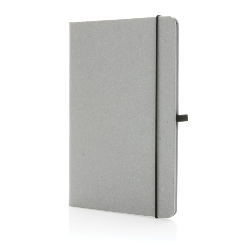 Carnet A5 à couverture rigide en cuir recyclé certifié GRS