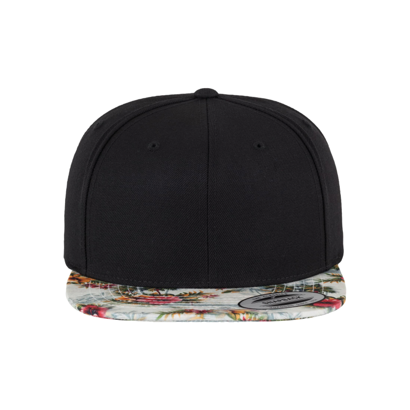 Casquette snapback à motif floral