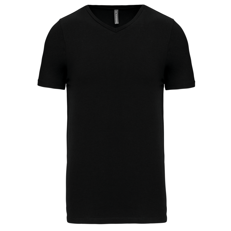 T-shirt à col en V à manches courtes