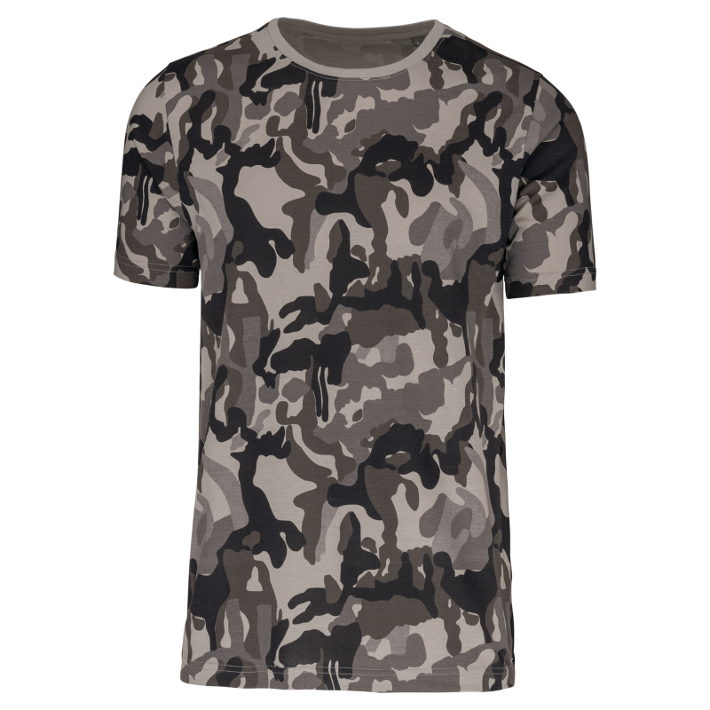 T-shirt camouflage à manches courtes