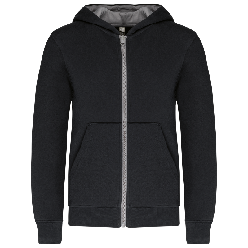 Sweat à capuche zippé pour enfant