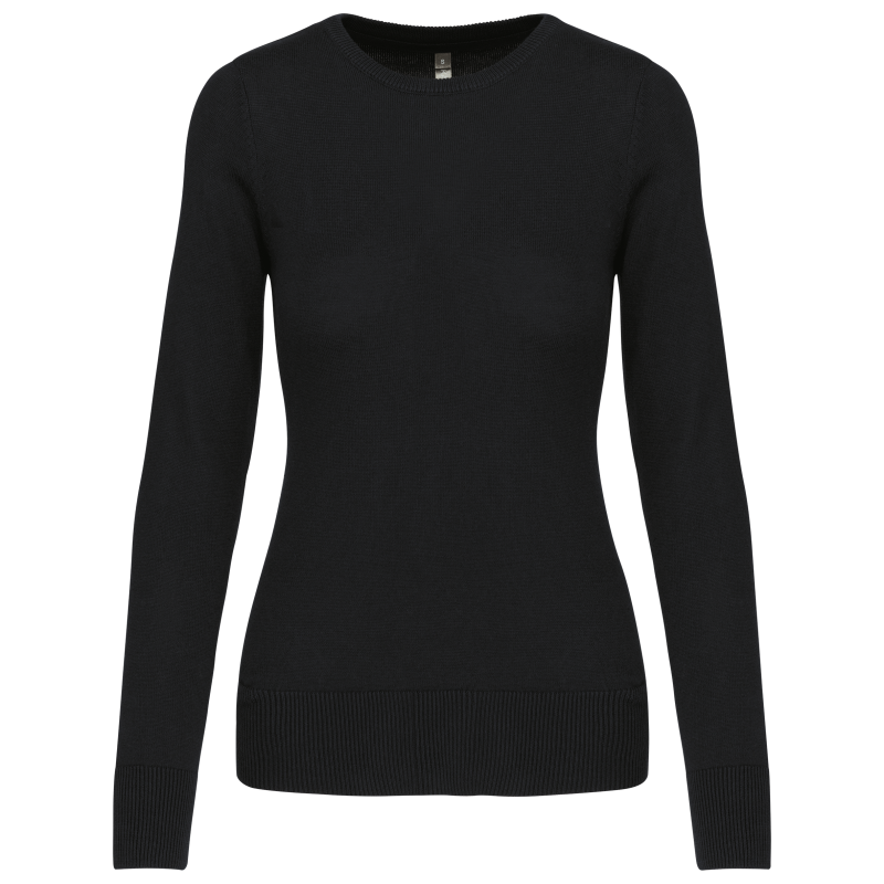 Pull femme col rond