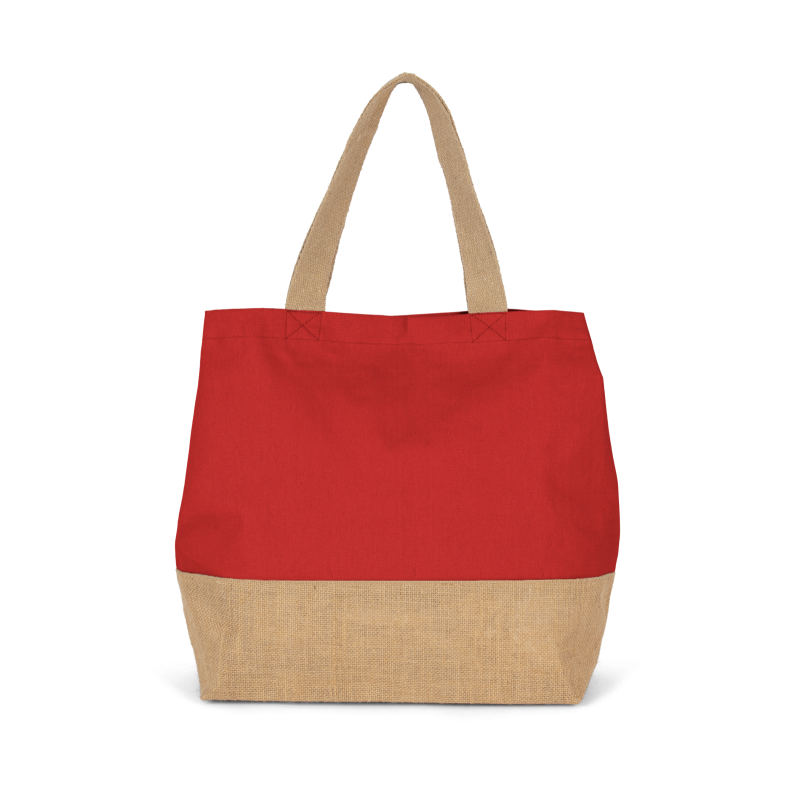 Sac de courses en coton et jute