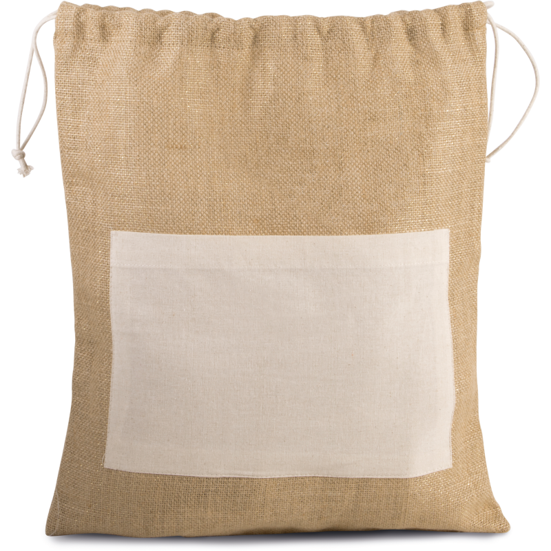 Sac en jute avec cordon de serrage