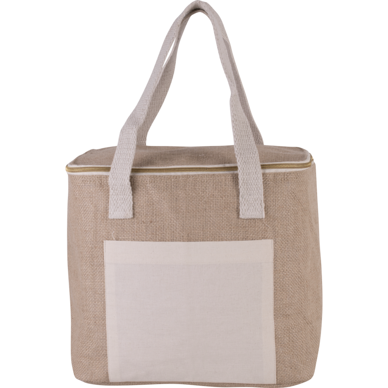 Sac isotherme en jute - modèle moyen