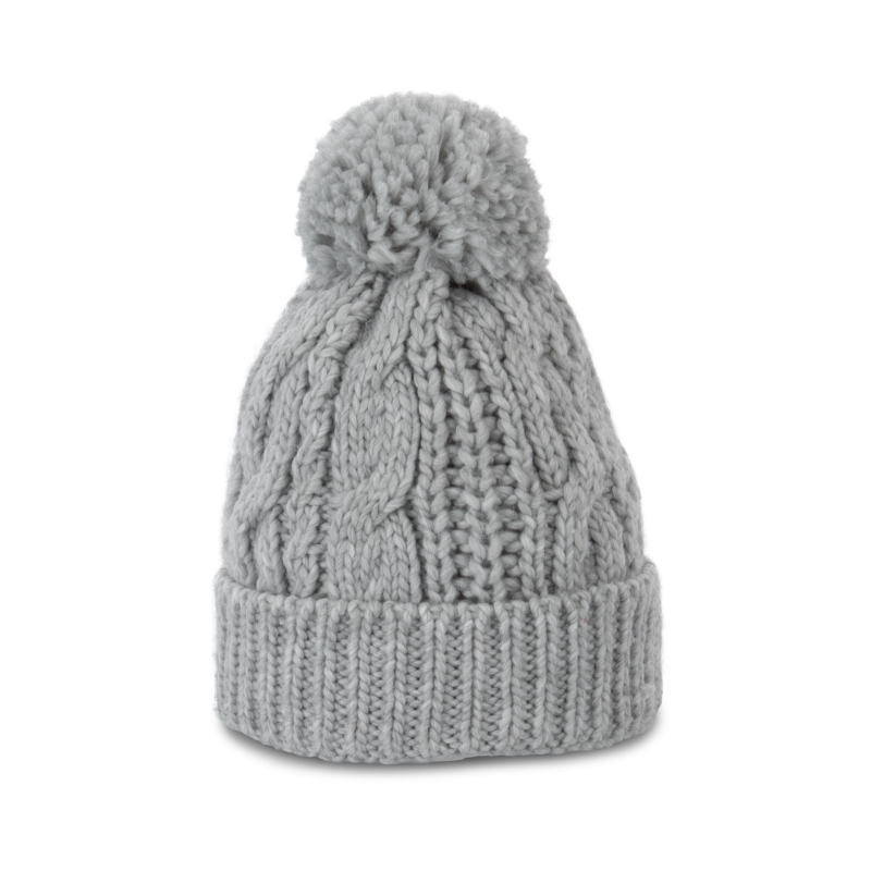 Bonnet en maille tricotée
