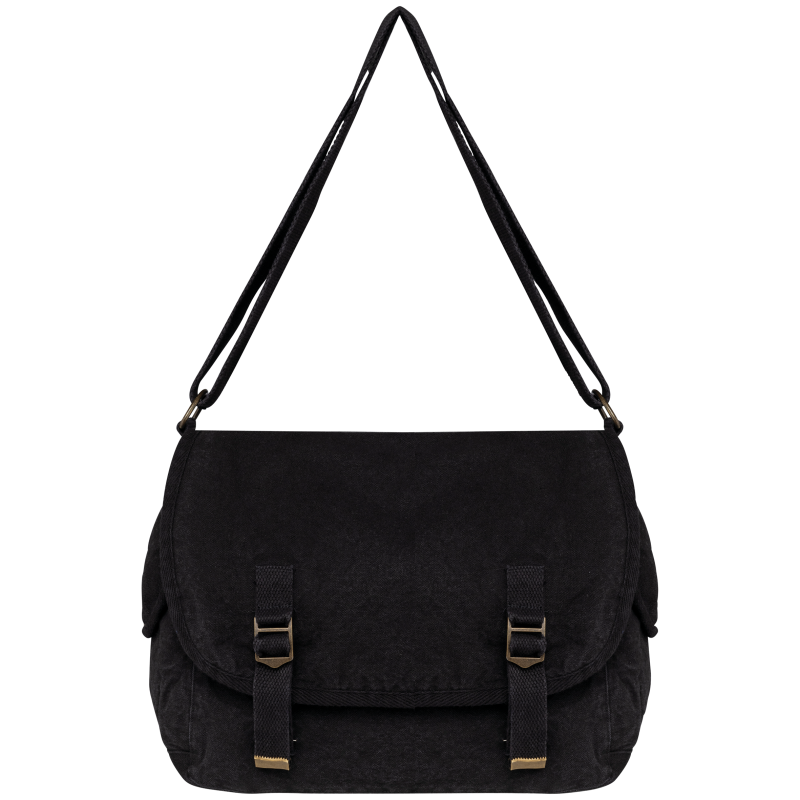 Sac bandoulière éco-responsable au look délavé