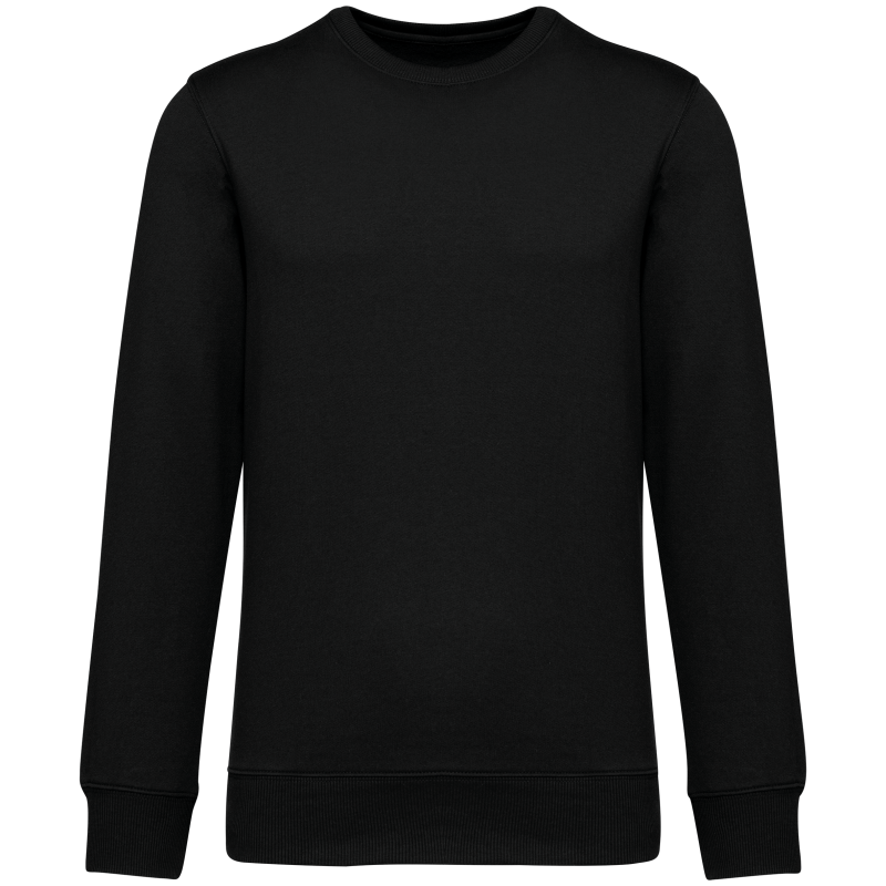 Sweat-shirt éco-responsable à col rond avec épaules tombantes French Terry unisexe