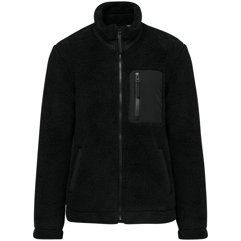 Blouson éco-responsable en sherpa unisexe
