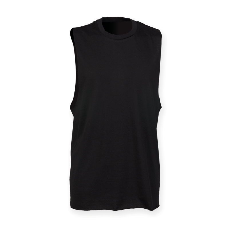 T-shirt évasé à manches cavées pour homme