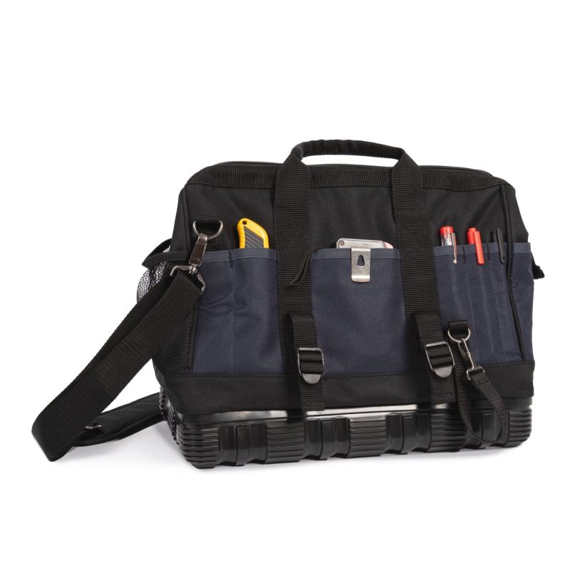 Sac à outils avec fond en plastique