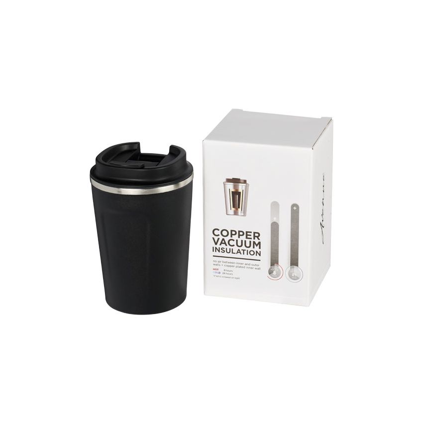 Gobelet de 360 ml isotherme en cuivre anti-fuite 