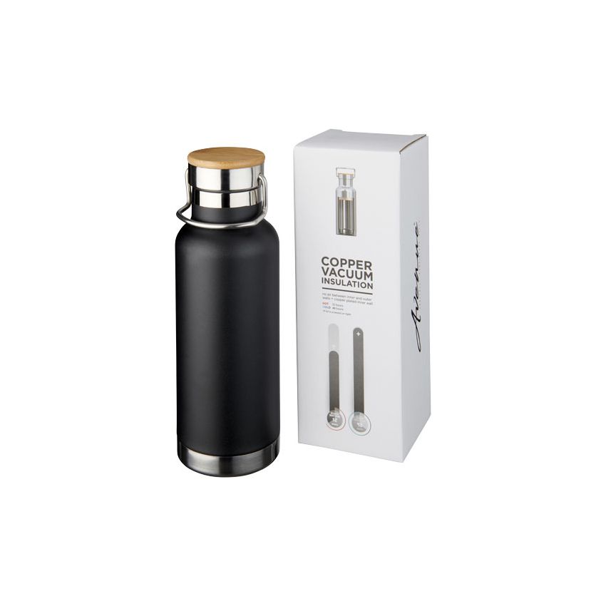 Gourde sportive de 480 ml avec isolation sous vide en cuivre