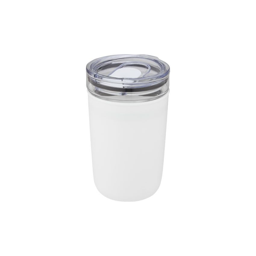 Gobelet isotherme en verre de 420 ml avec paroi extérieure en plastique recyclé 